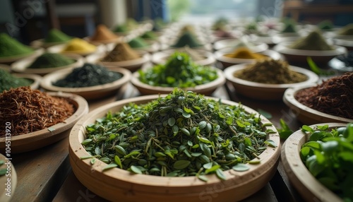 A vibrant array of spices and herbs ready to enhance any dish