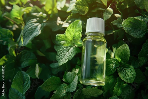 Mint Oil. Aromatic Peppermint Essential Oil for Natural Relaxation and Freshness