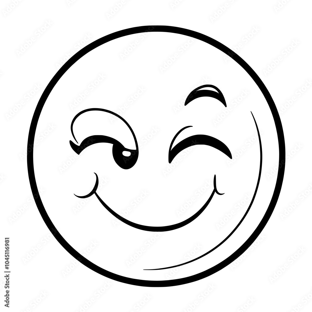 This emoticon is a high quality emoji icon from the Telegram app for users who like to wink. Winking Face. Black eye wink emoji. Yellow face emoji. It is a popular element. This emoticon is a high quality emoji icon from the Telegram app for users who like to wink. Winking Face. Black eye wink emoji. Yellow face emoji. It is a popular element.