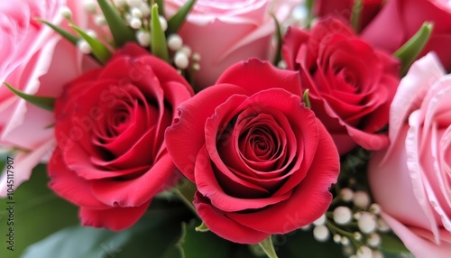  Bouquet of love  A heartfelt arrangement of roses