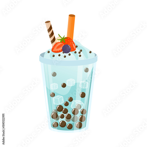 Illustration of Boba Drink 