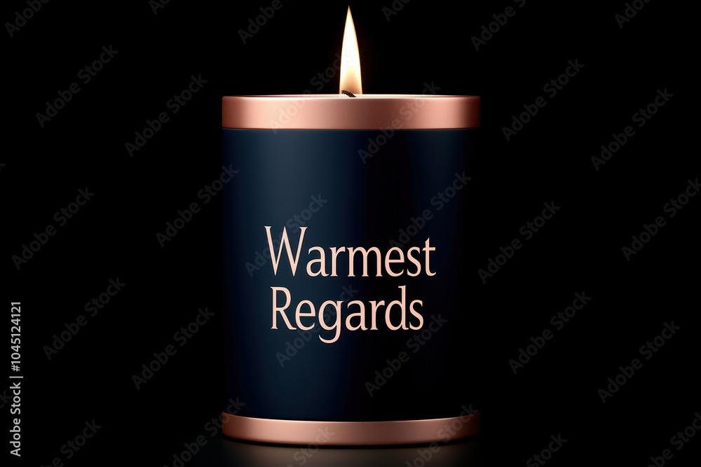 Elegant candle with warm light and a message. Suitable for cozy settings and ambiance creation. Elegant candle with warm light and a message. Suitable for cozy settings and ambiance creation.