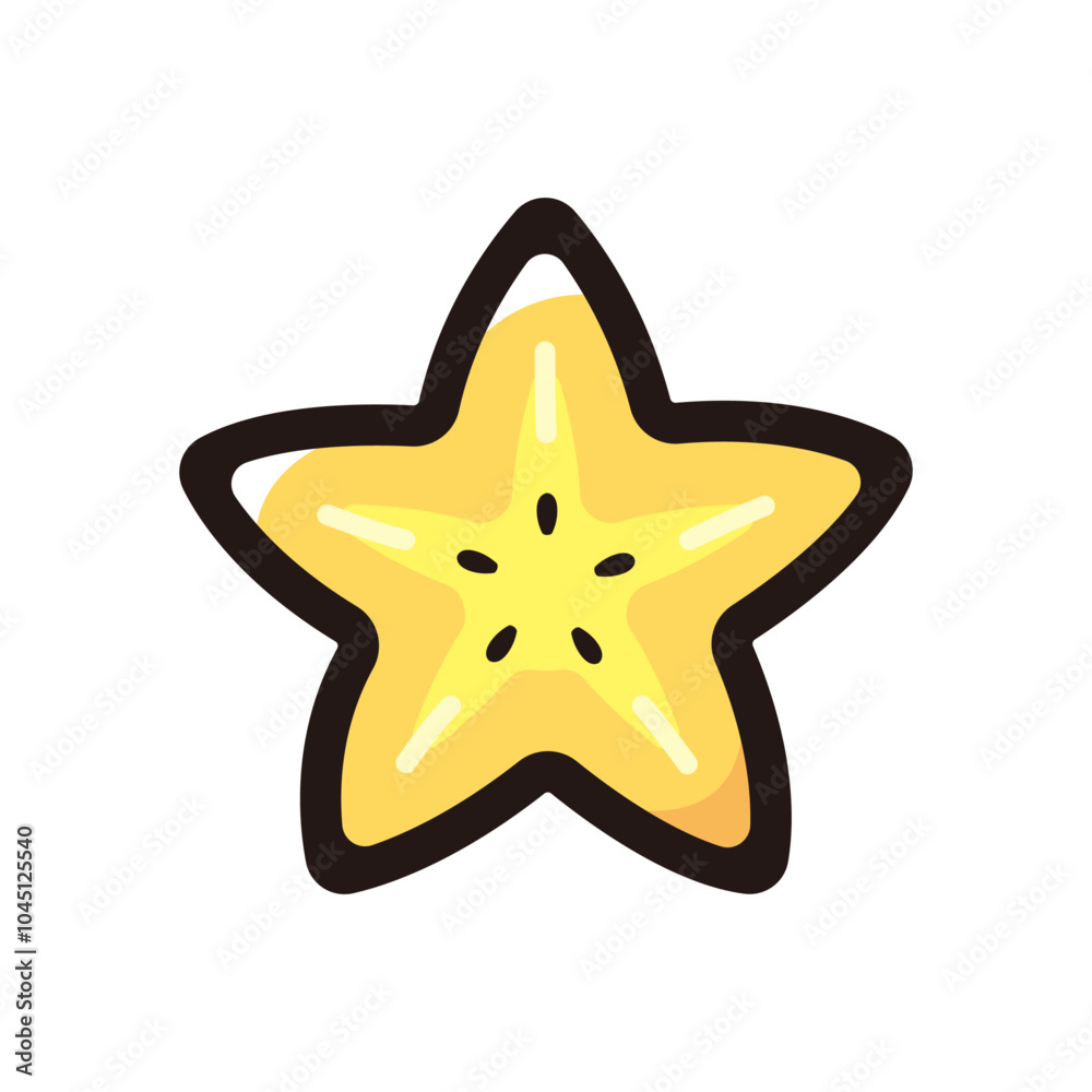 Carambola outline icon for graphic design, apps and websites Carambola outline icon for graphic design, apps and websites