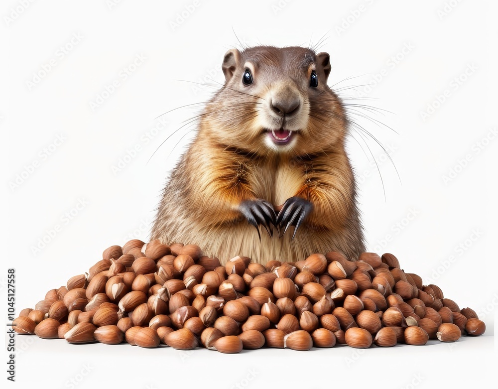 Groundhog on a Hazelnut Throne Groundhog on a Hazelnut Throne
