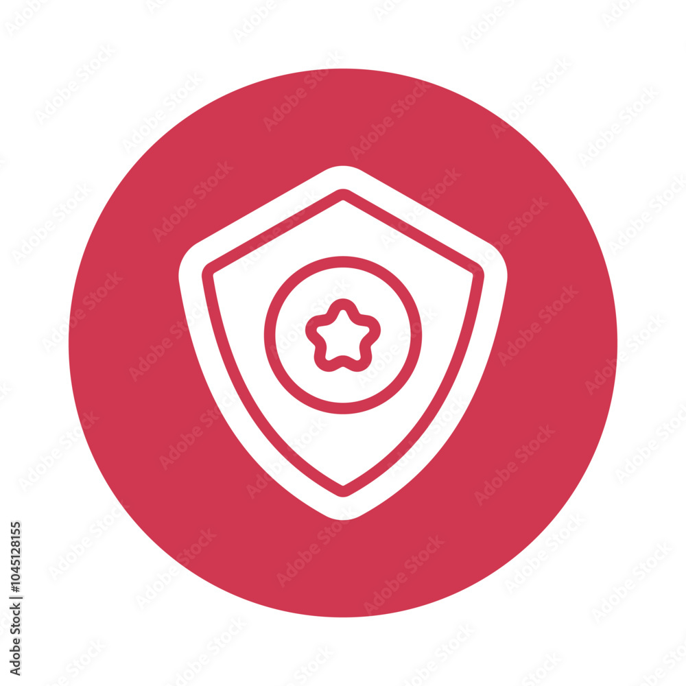 Shield vector glyph circle Design icon. Awards Symbol on White background EPS 10 File Shield vector glyph circle Design icon. Awards Symbol on White background EPS 10 File