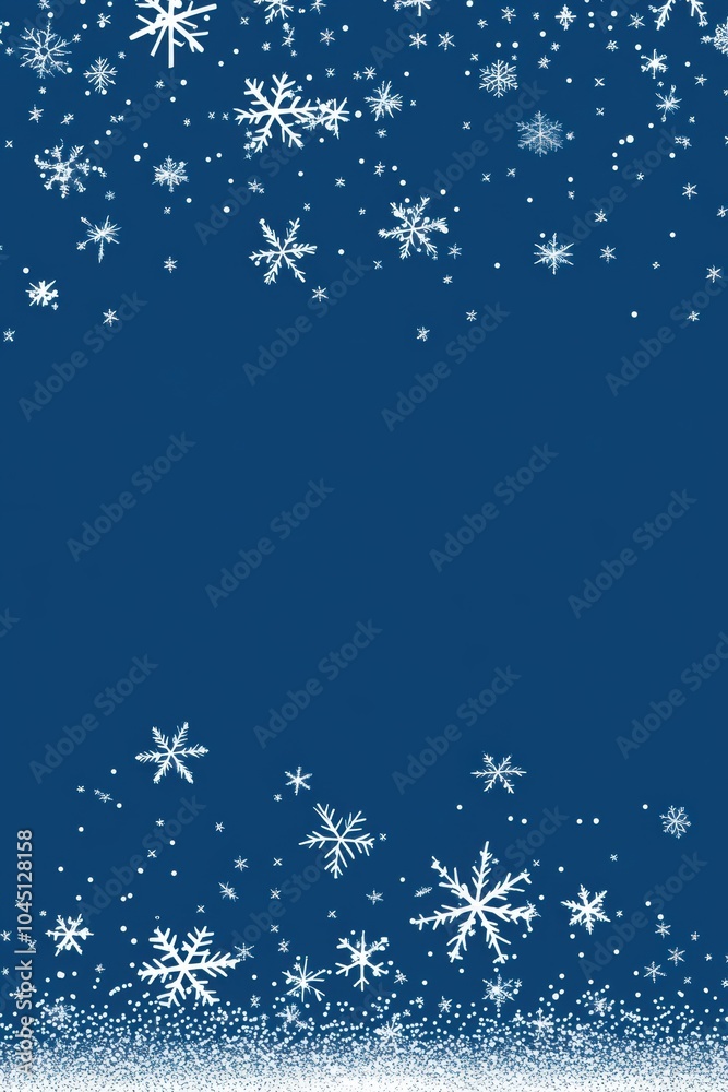 Blue background template with white snow flake for holiday greeting card poster design. Blue background template with white snow flake for holiday greeting card poster design.