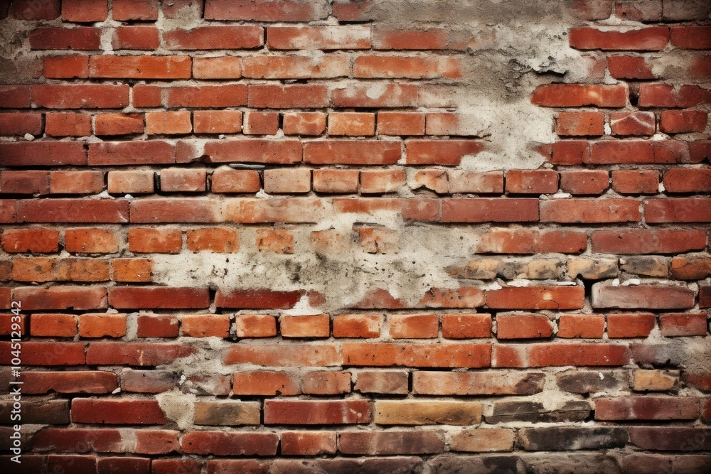 Fototapeta premium Brick wall architecture backgrounds repetition.