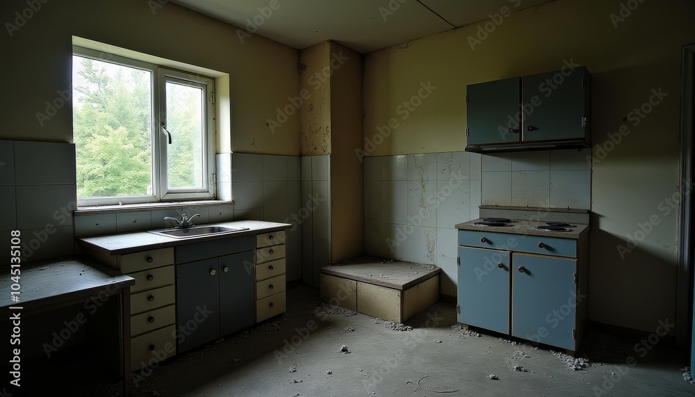  Abandoned kitchen waiting for a new home