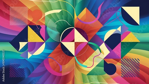 Abstract freeform shape geometric background , Vector and illustration, Template Design for shape banner or poster.