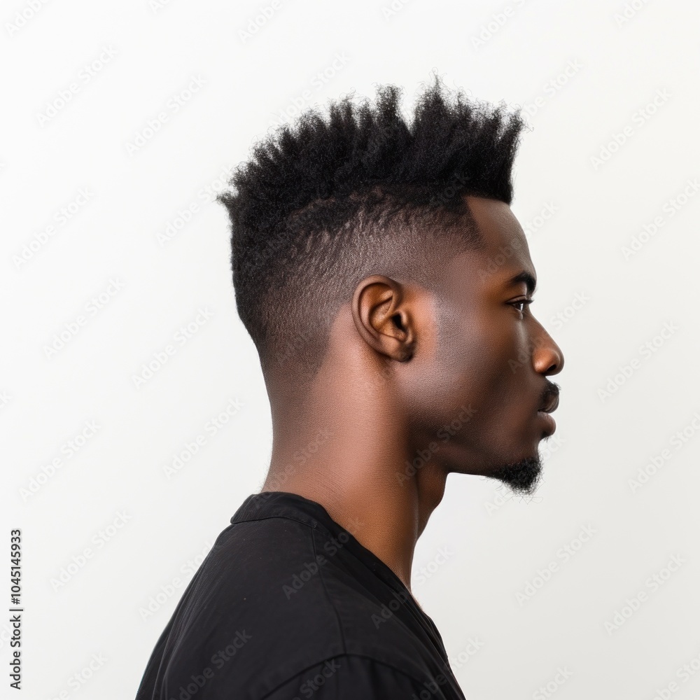 Handsome black young man portrait fashion adult.