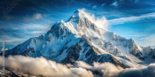 Snow capped mountain