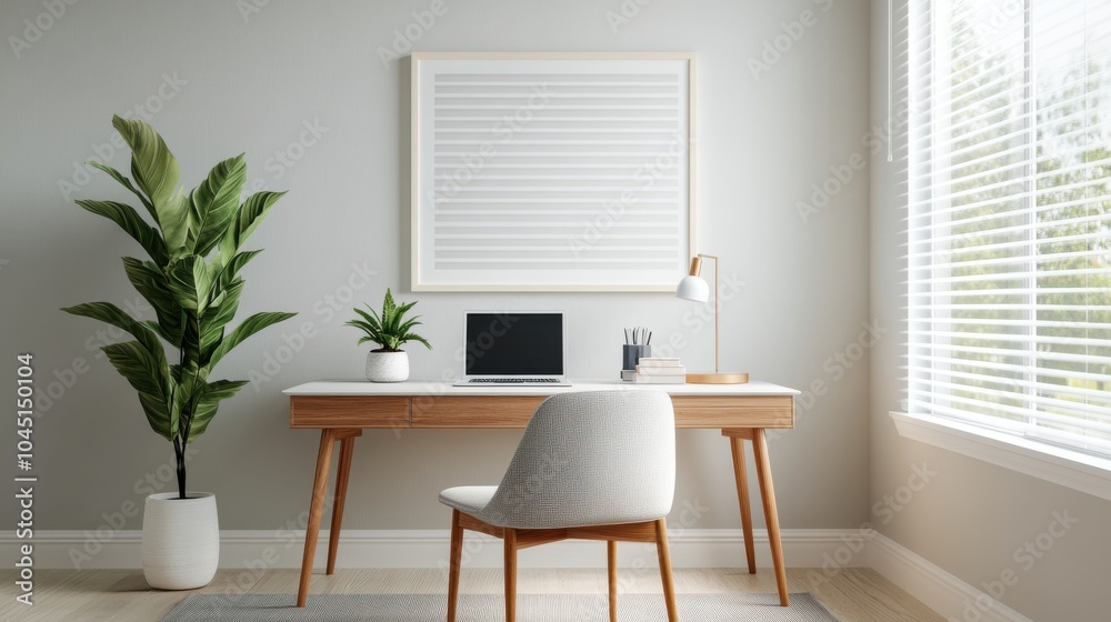 Simple and Elegant Home Office Setup Simple and Elegant Home Office Setup
