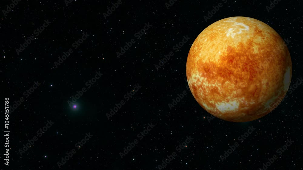 Sun Rotating, Animated Sun Video