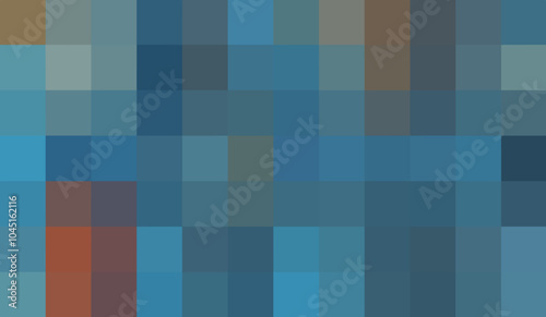 Abstract Vector Texture with Intersecting Blue and Other Colors Squares. The substrate for branding, calendar, postcard, screensaver, poster, cover. EPS 10. Vector illustration