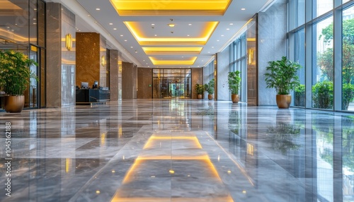 Wallpaper Mural Elegant office lobby with modern design and bright lighting during the day Torontodigital.ca