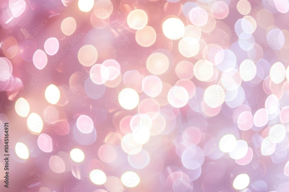 White and light pink bokeh backgrounds glitter pattern.