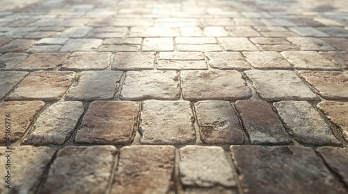 Weathered Brick Block Floor Texture