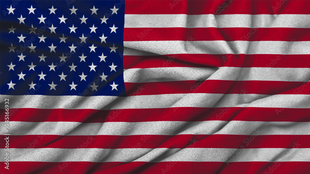 USA - United states national flag on wavy background USA - United states national flag on wavy background