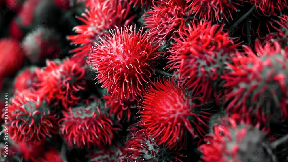 Close up of a bunch of red flowers with black stems. The flowers are tightly packed together, creating a dense and vibrant display. The black stems contrast with the bright red petals Close up of a bunch of red flowers with black stems. The flowers are tightly packed together, creating a dense and vibrant display. The black stems contrast with the bright red petals