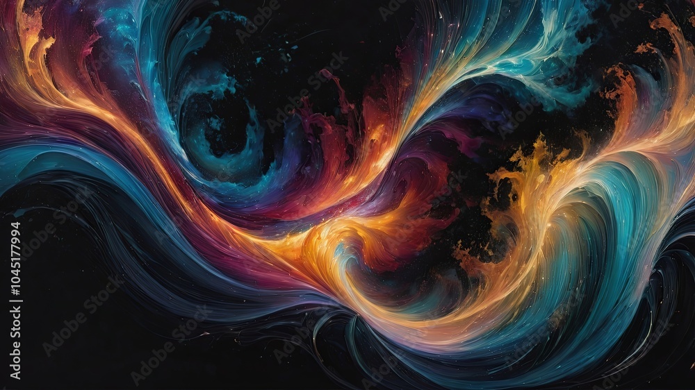 Cosmic Swirls of Vibrant Hues Intertwining in a Dance of Ethereal Beauty Cosmic Swirls of Vibrant Hues Intertwining in a Dance of Ethereal Beauty