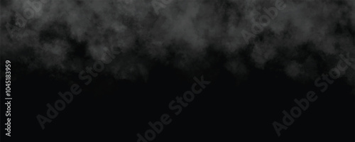 A dense and mysterious expanse of smoke shrouding the air in shadowy elegance