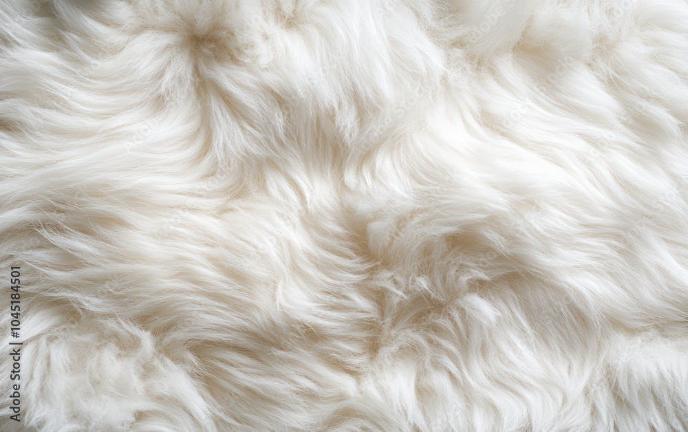 Fur Texture: Soft, fluffy white fur with a natural, cozy texture, ideal for warm and inviting scenes. Fur Texture: Soft, fluffy white fur with a natural, cozy texture, ideal for warm and inviting scenes.