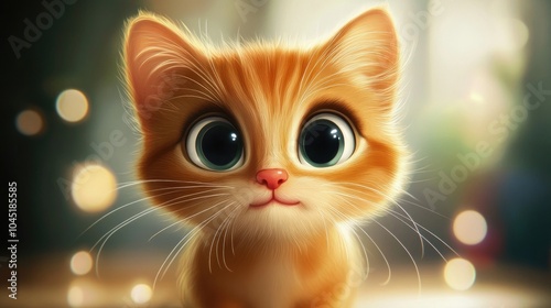 Cute cartoon cat