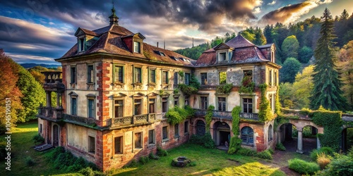 Abandoned Baroque Hunting Lodge - Castle Favorite, Baden-Baden, Germany