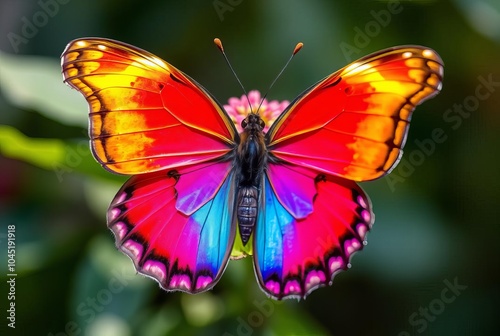 Bright Butterfly A butterfly with colorful wings