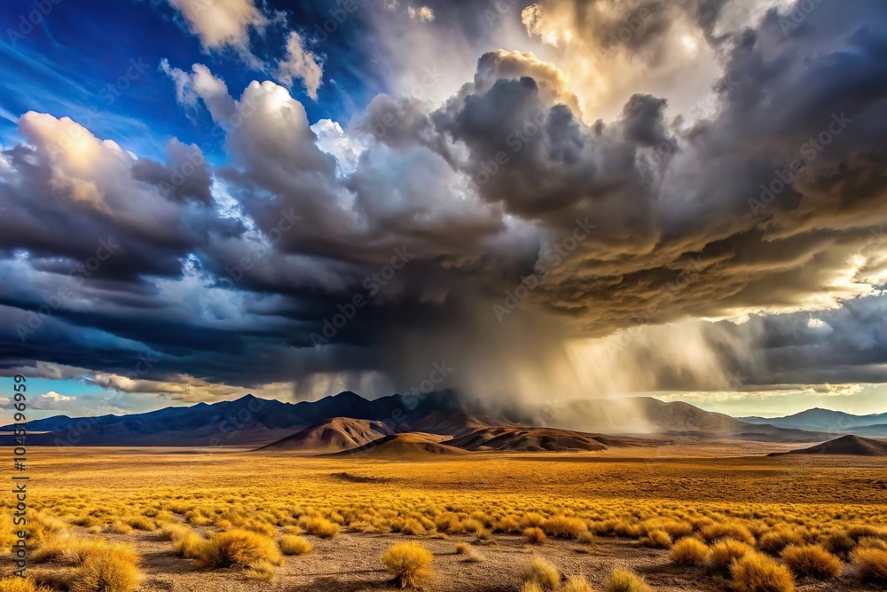 Fall storm in the Basin and Range Province in Nevada Fall storm in the Basin and Range Province in Nevada