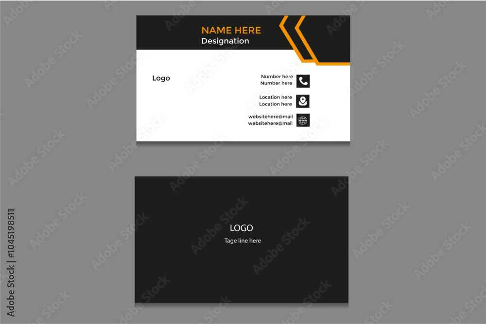 Creative and elegant business crad design Creative and elegant business crad design
