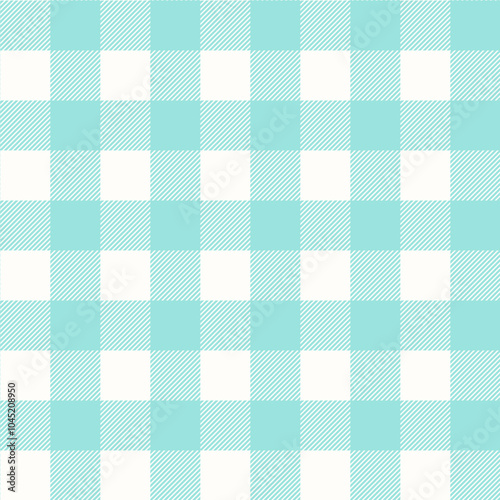 Buffalo plaid with twill weave repeat pattern.Gingham seamless pattern.Checkered tartan geometric graphic vector illustration background design for fabric and prints.