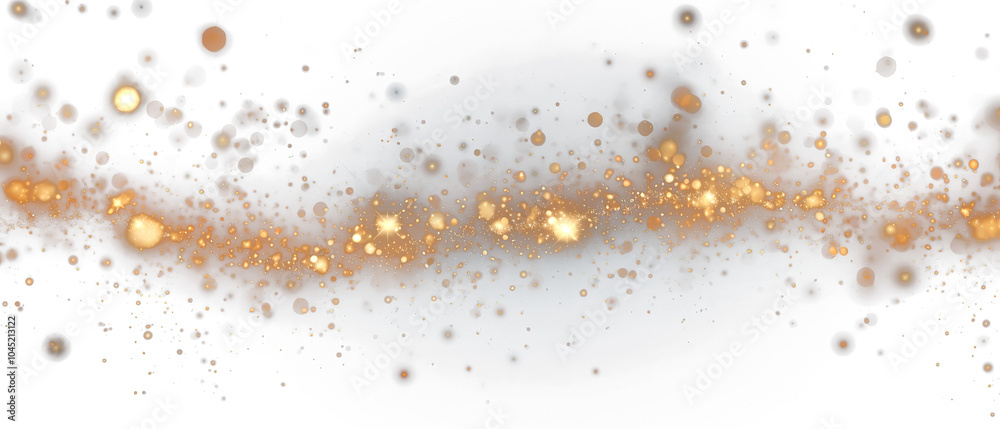 golden and blue particles on transparent background golden and blue particles on transparent background