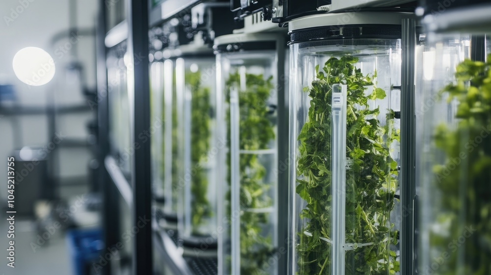 Modern Hydroponic Farming System in Action Modern Hydroponic Farming System in Action