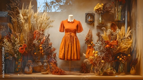 Autumn Fashion Display with...
