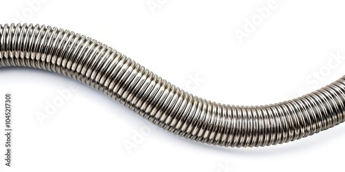 Flexible metal hose forming alternating curves