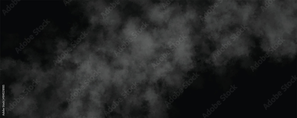 Fototapeta premium The Silent Movement of Smoke and Mist Through the Obscured Landscape, Creating an Elusive, Intangible Presence That Evokes a Deep Sense of Wonder and Foreboding 