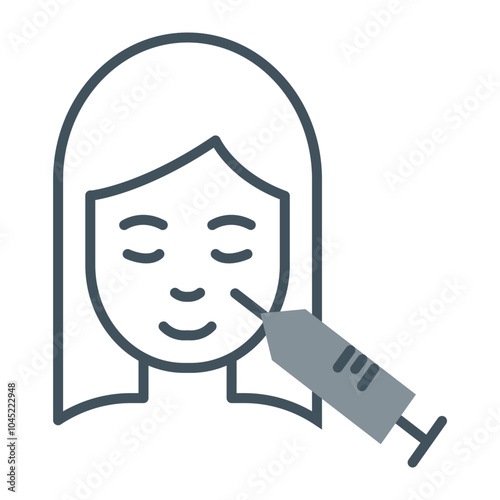 Laser Trearment Icon DesignH