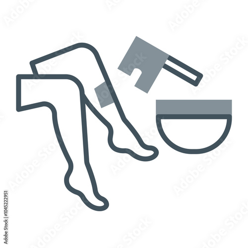Waxing Icon Design