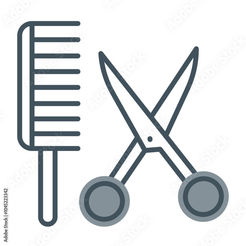 Hairdresser Icon Design