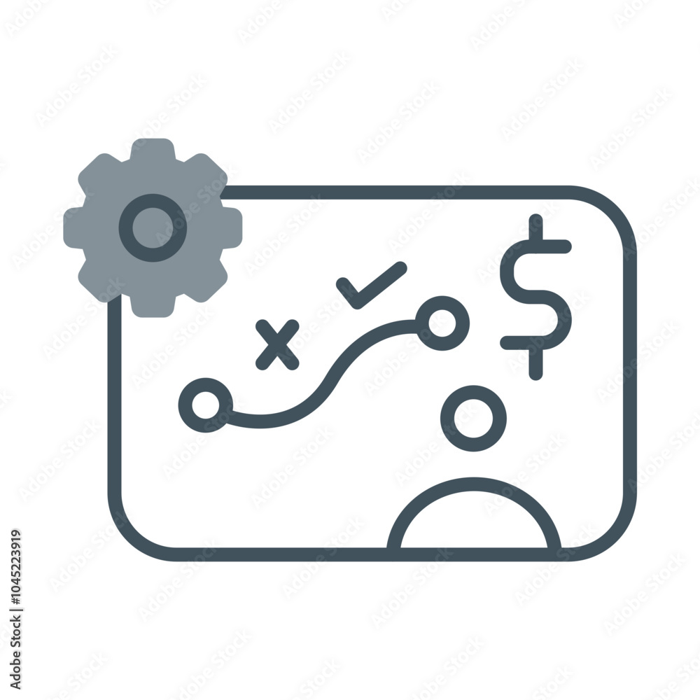 Business Strategy Icon Design Business Strategy Icon Design