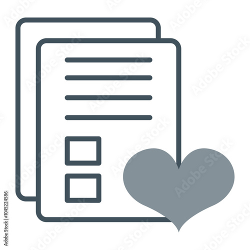 Wishlist Icon Design