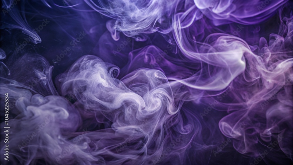 Purple smoke on black ink background, colorful fog, abstract swirling purple ocean sea, acrylic paint pigment underwater. Flowing clouds of colorful swirling blue and purple neon smoke dark abstract Purple smoke on black ink background, colorful fog, abstract swirling purple ocean sea, acrylic paint pigment underwater. Flowing clouds of colorful swirling blue and purple neon smoke dark abstract