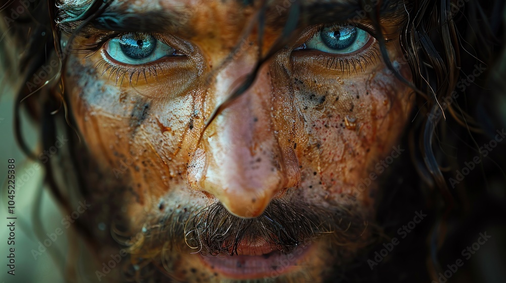 jesus christ with stunning breathtaking eyes jesus christ with stunning breathtaking eyes