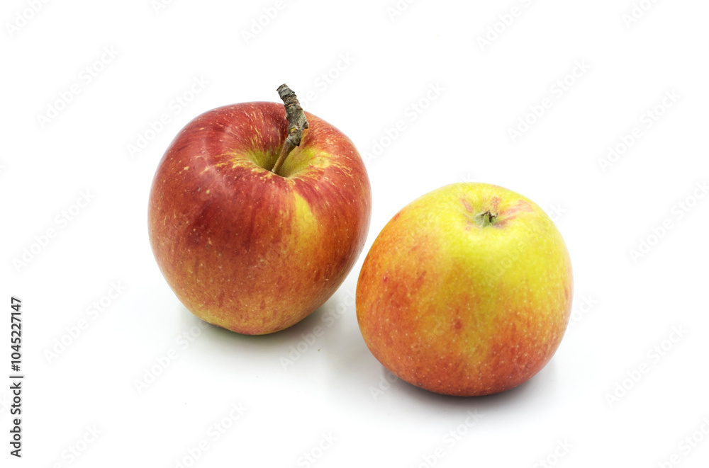 Organic grown Amasya apples, a local red apple variety native to Amasya province in Turkey Organic grown Amasya apples, a local red apple variety native to Amasya province in Turkey