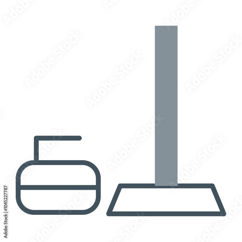 Curling Icon Design