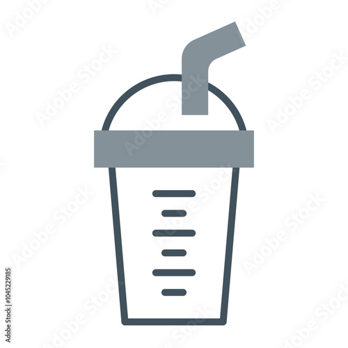 Protein Shake Icon Design