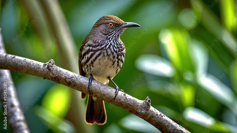 Pearly-eyed Thrasher in Key West: A Tilt-Shift Moment, Birdwatching, Florida, Wildlife, Nature Pearly-eyed Thrasher in Key West: A Tilt-Shift Moment, Birdwatching, Florida, Wildlife, Nature