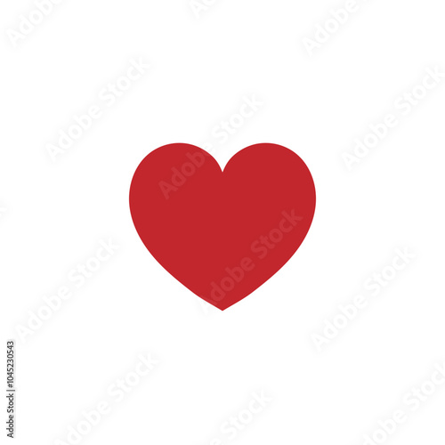 Heart Icon Vector Symbol Design Illustration