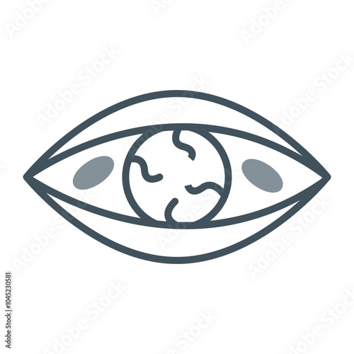 Eye Infection Icon Design
